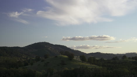 Locked-off-shot-of-rolling-green-hills-in-the-Oregon-countryside