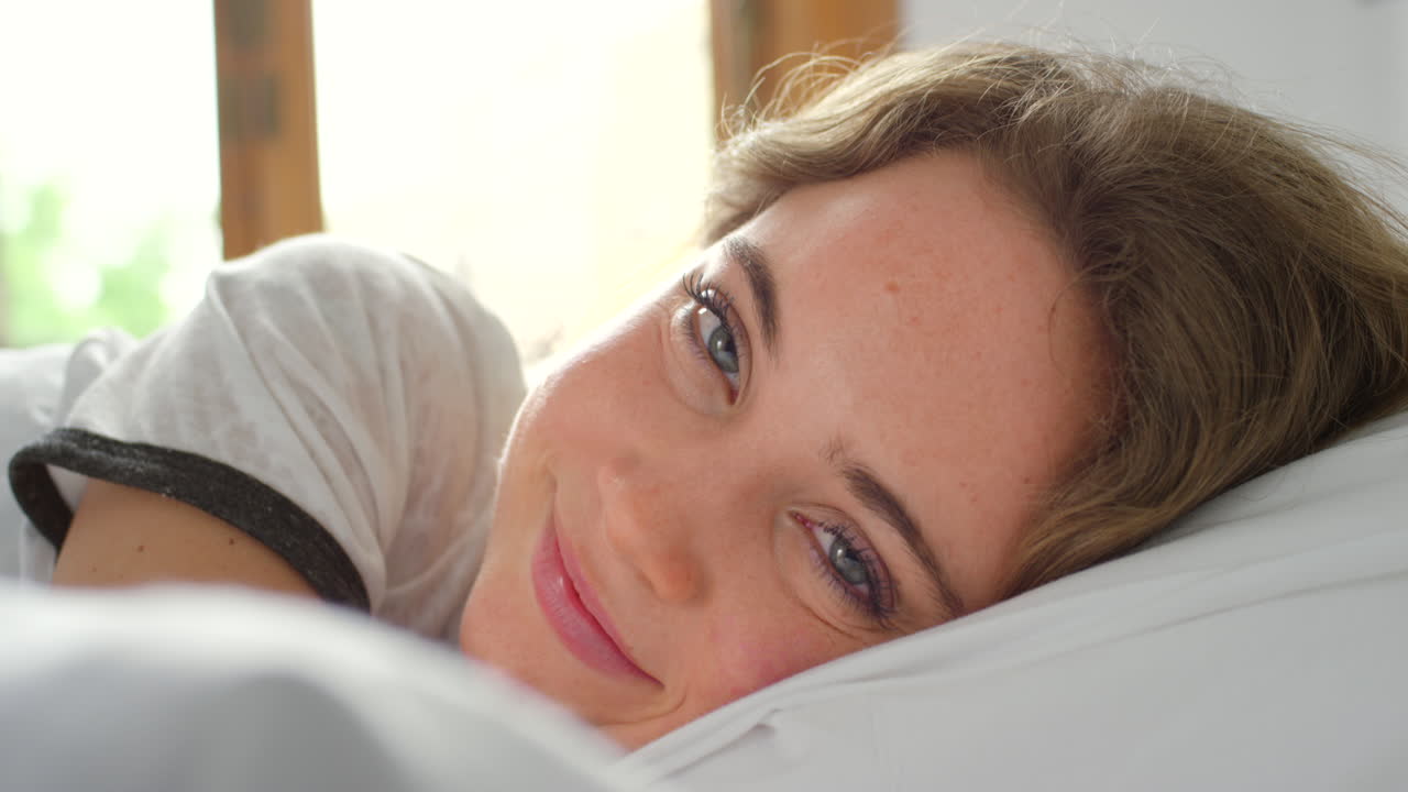 enamorada de su cama