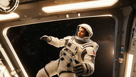 astronauta en el espacio