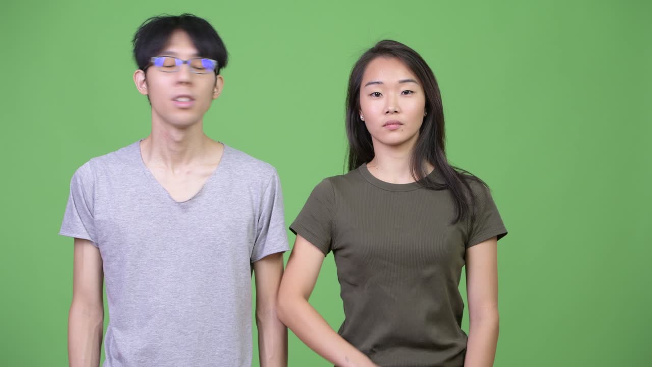 Young Asian couple together