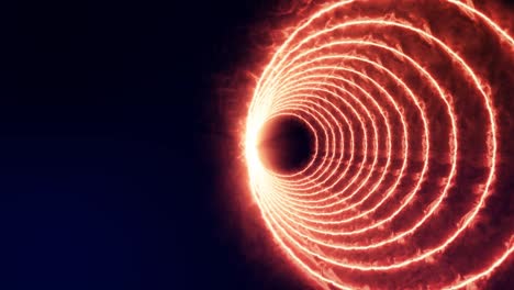 3d circle tunnel animation motion graphics