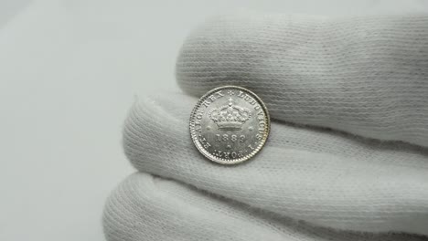 monedas antiguas. moneda de plata portuguesa 06