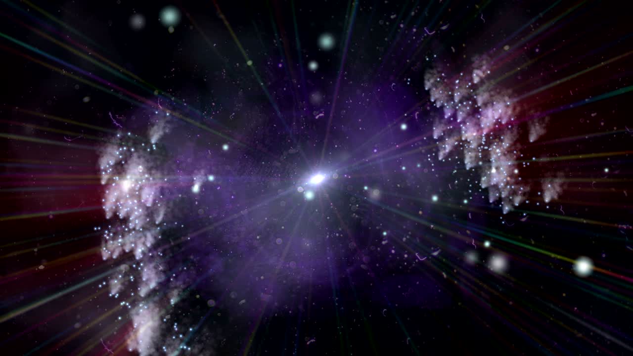 우주에서 폭발하는 행성 4k