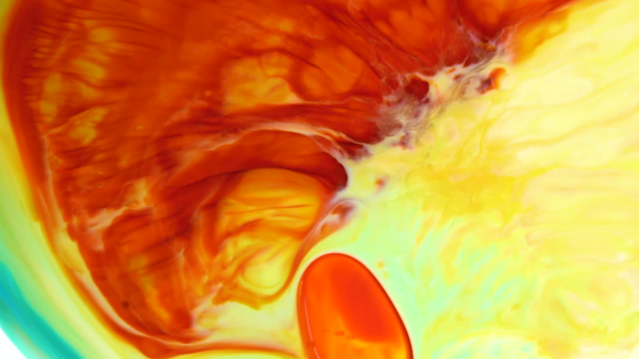 Abstract close up color mix exploding texture background