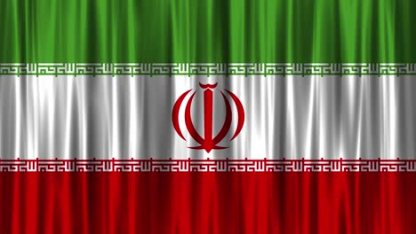 bandera nacional iraní (con bucle)