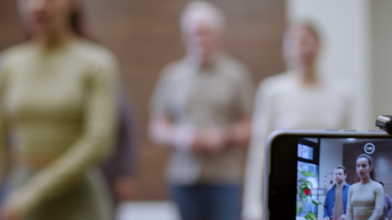 스마트폰 녹음 클로즈업