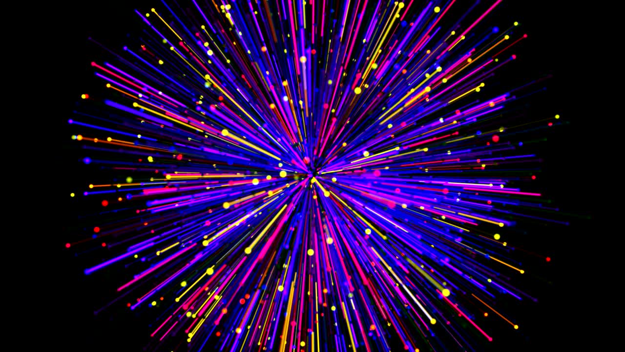 입자 폭발 구름.