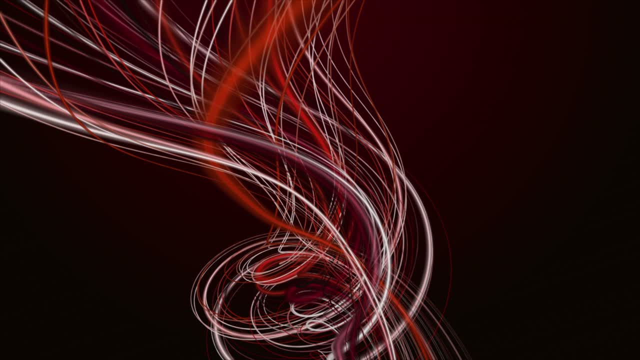 animación futurista con objeto de onda de rayas en cámara lenta, 4096x2304 bucle 4k