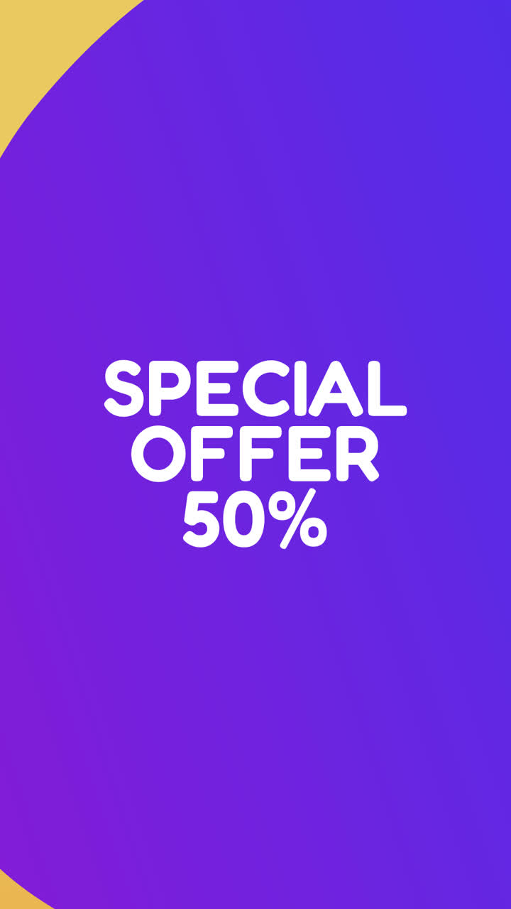 Special Offer 50% Discount Graphic Design