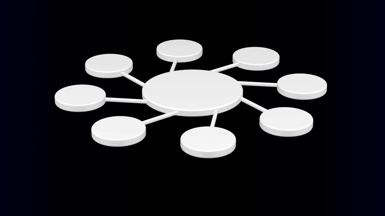 círculo que conecta los nodos.