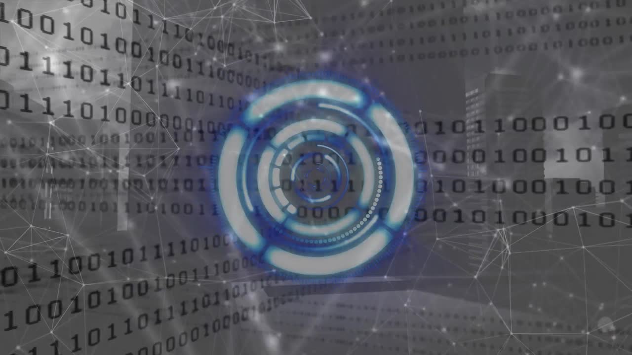 анимация сканирования сферы с помощью сетей по двоичному кодированию