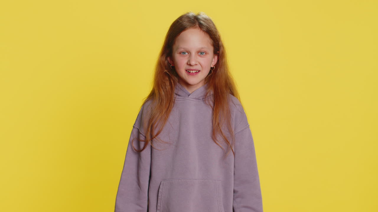 Irritated angry child girl kid screams from stress tension problems shock rage nervous quarrel