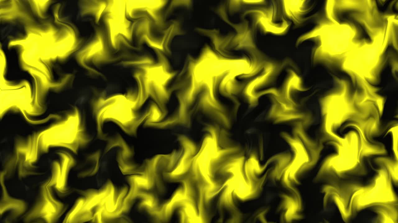 Sfondo astratto di fuoco di lava gialla (in loop)