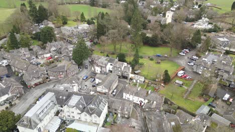 Grasmere-Beliebtes-Dorf-Im-Lake-District-In-Cumbria,-England,-Großbritannien