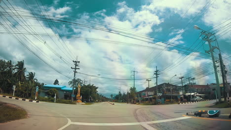 riding and looking around in thailand.