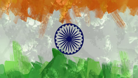 Composition-of-covid-19-cells-over-indian-flag