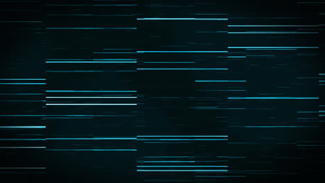 animación de delgadas líneas azules brillantes pulsantes que se desplazan lentamente sobre un fondo negro