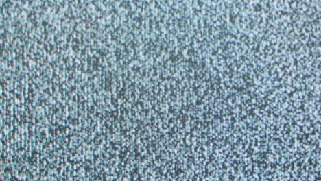no signal television static