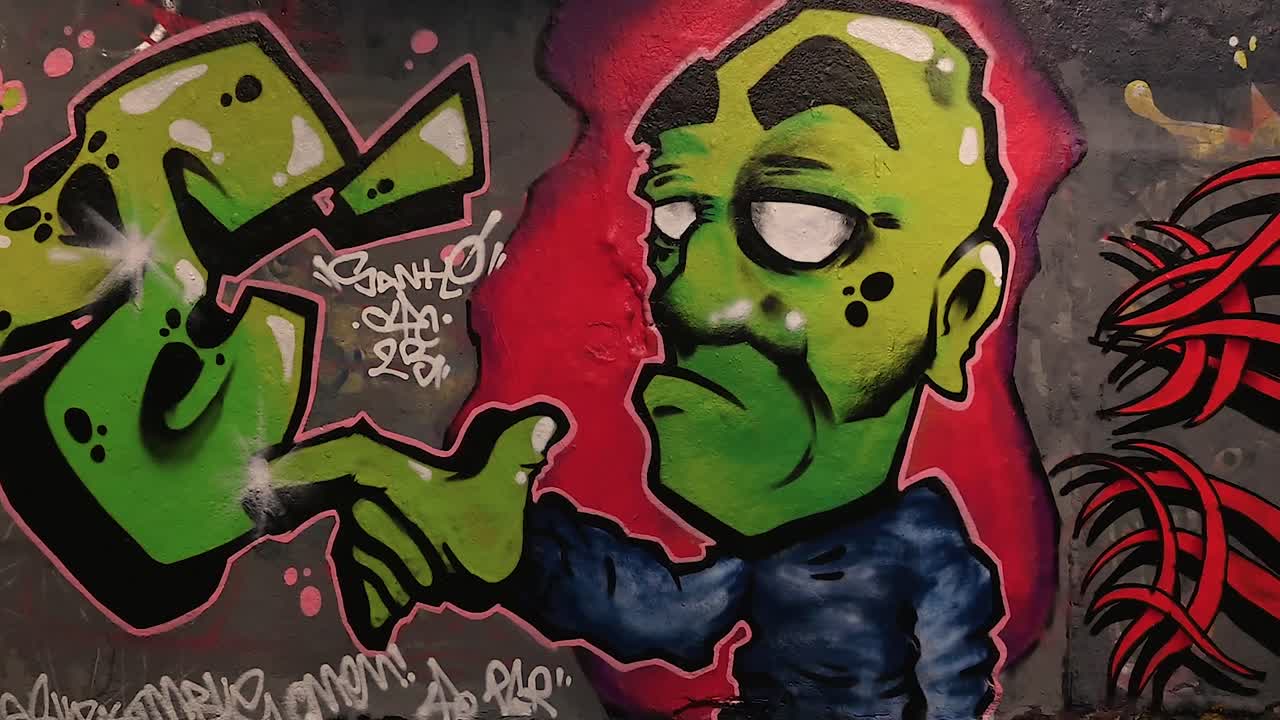 ¿qué estás mirando? el túnel de graffiti, waterloo, londres, reino unido