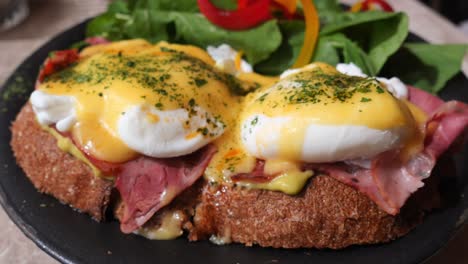 eggs benedict breakfast