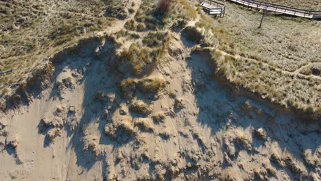 Zurückziehen-Von-Erodierenden-Sanddünen