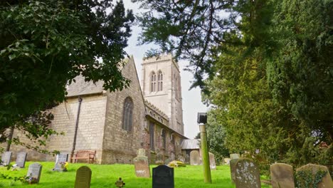 video clip of the parish church in the historical market town of burgh le marsh on the edge of the lincolnshire wolds