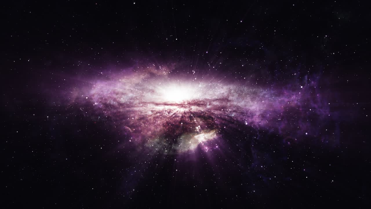 4k video de imágenes de bucle de movimiento de estrellas brillantes nebulosa de energía nube de animación en fondo negro partículas de fondo espacial. supernova abstracta o explosión cósmica de estrellas en el espacio exterior. bucle 3d sin costuras.