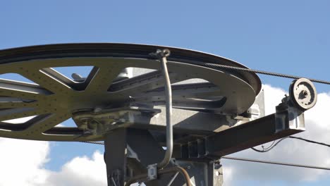 cable car lifting wheel mechanism