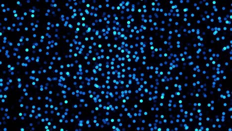 animación abstracta de partículas multicolores brillantes sobre un fondo negro. hermoso fondo de luz bokeh. animación. partículas coloridas que brillan con una luz brillante mágica. bucle sin costuras