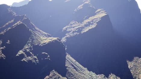 aerial rocky mountains landscape panorama