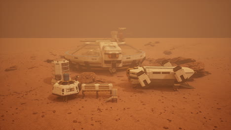 el campamento base de marte.
