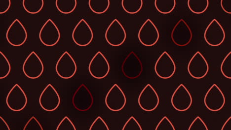 Elegant-red-teardrops-cascade-on-a-dark-canvas