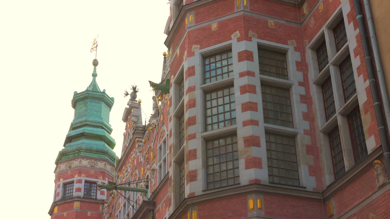 Details of Gdansk architecture in the old town, Poland.
