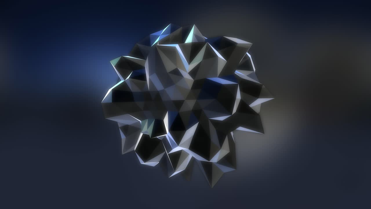 fondo abstracto con cristal plateado giratorio y brillante que refleja el medio ambiente