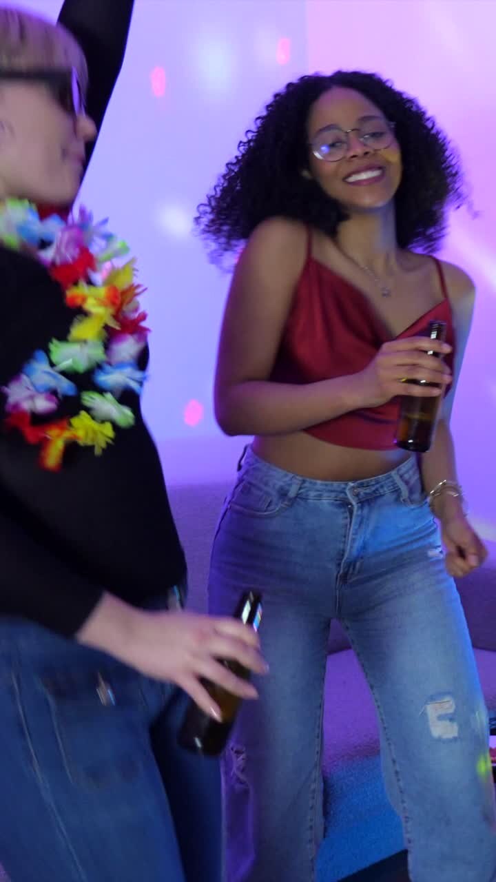 People having fun at a party