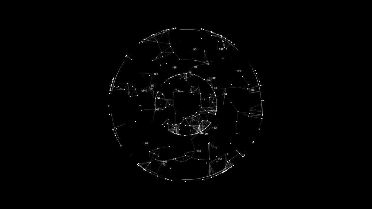Sci-fi laser radar scanner tracks deep space orbiting objects on HUD