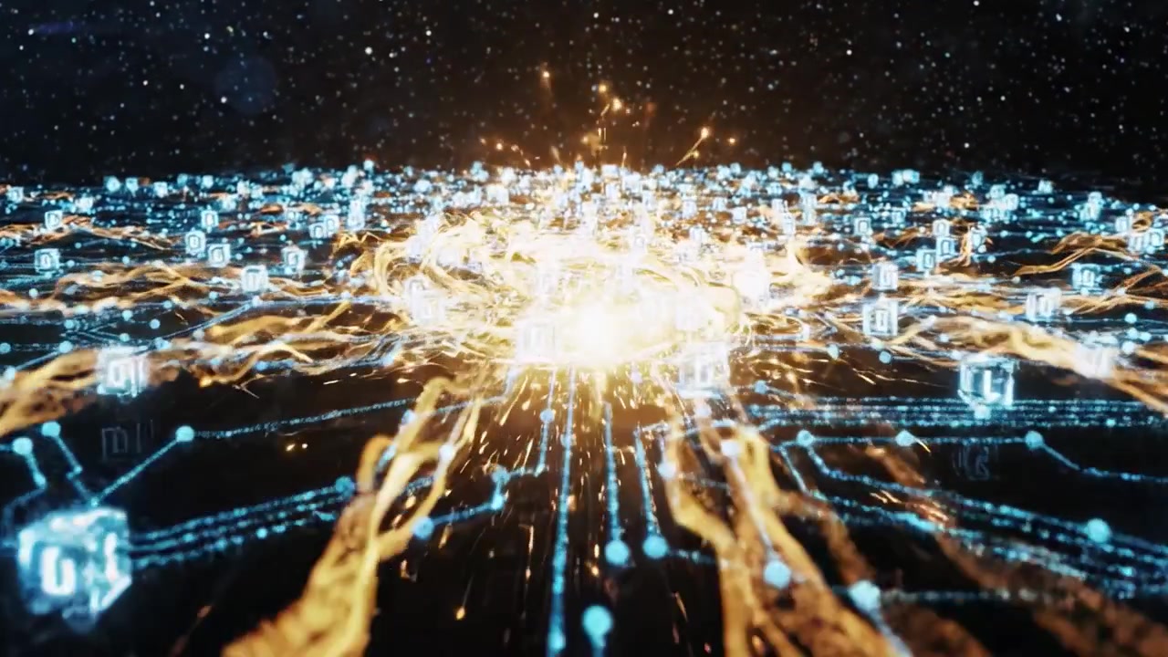 Exploring the Boundless Connectivity of Digital Networks: A Journey Through Intricate Blueprints and Glowing Pathways in a Virtual Universe