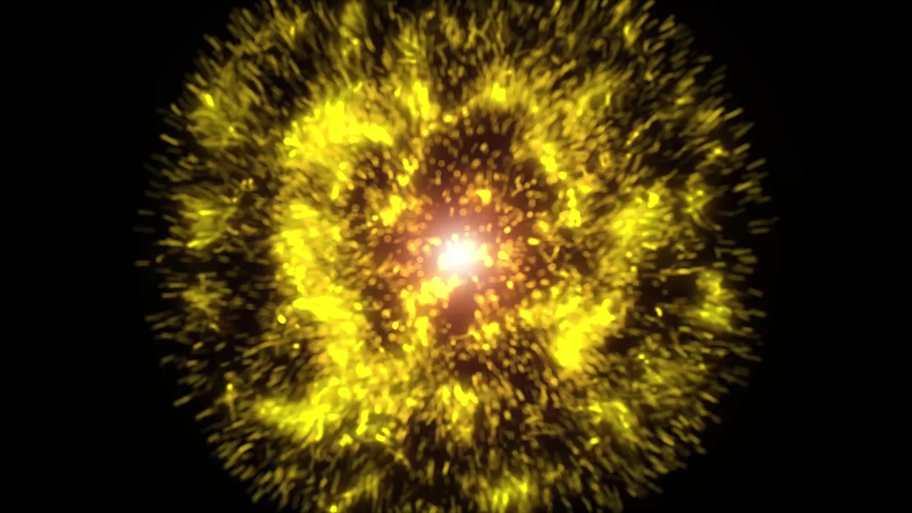 Sparkling lights in the dark