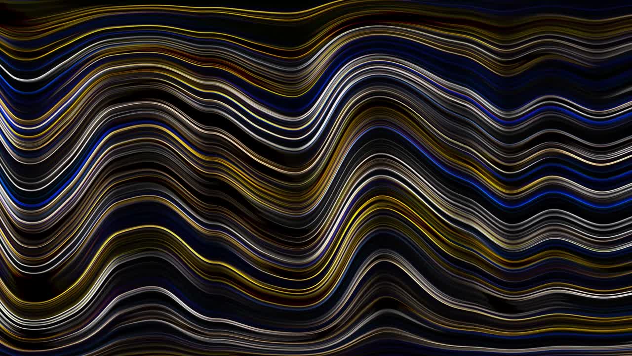Abstract colorful stripes swirly smooth wavy line background animation.mp4