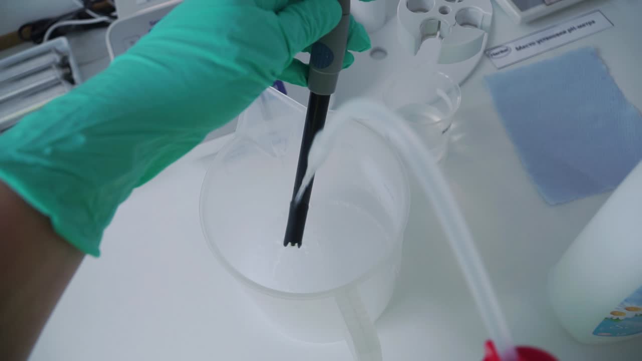 procedimiento de laboratorio: medición de los niveles de ph