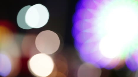 luces bokeh abstractas
