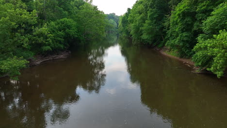 Establishing-shot-of-quiet-stream