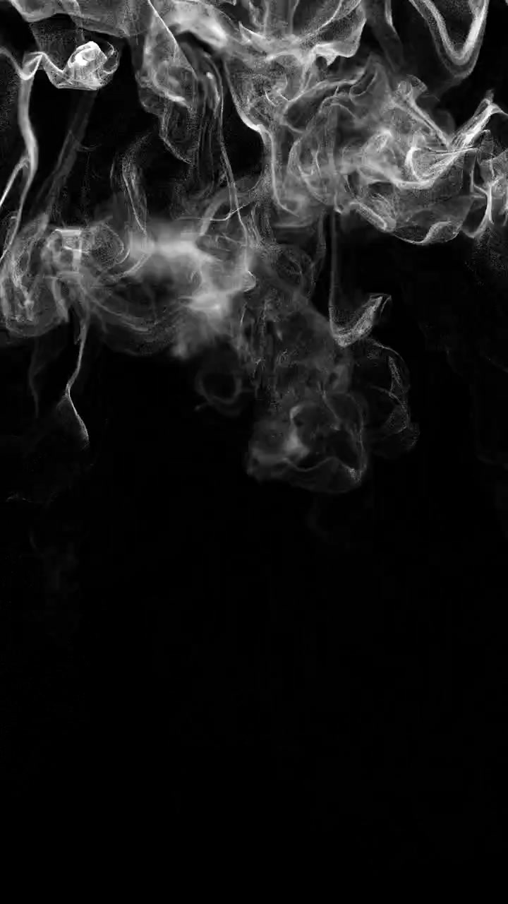 Sfondo di transizione con flusso di particelle di fumo