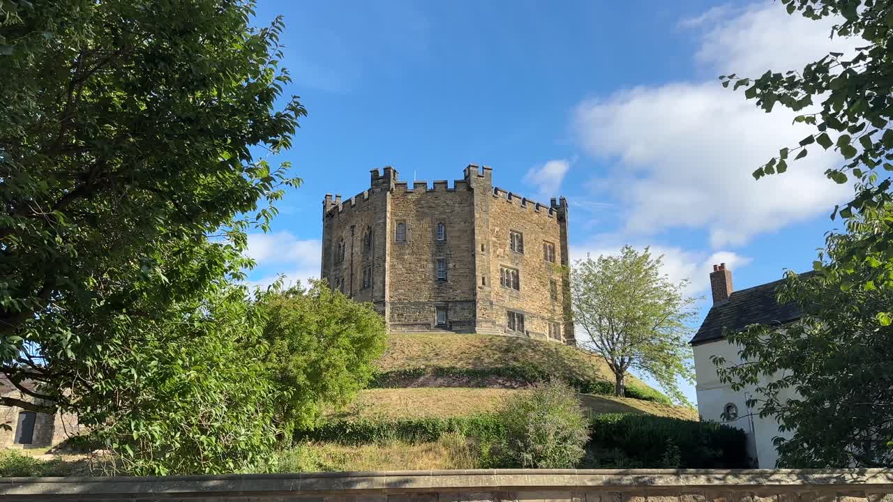 Durham town city north east england cathedral university river wear bridge castle