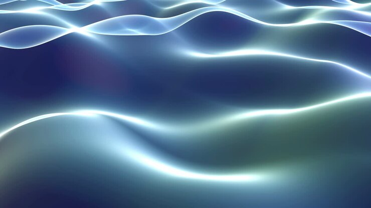 Gradiente di colore a onda di tendenza in stile astratto con loop continuo 4K.