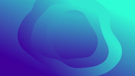 animación de bolso de mano y texto vintage sobre fondo abstracto líquido azul