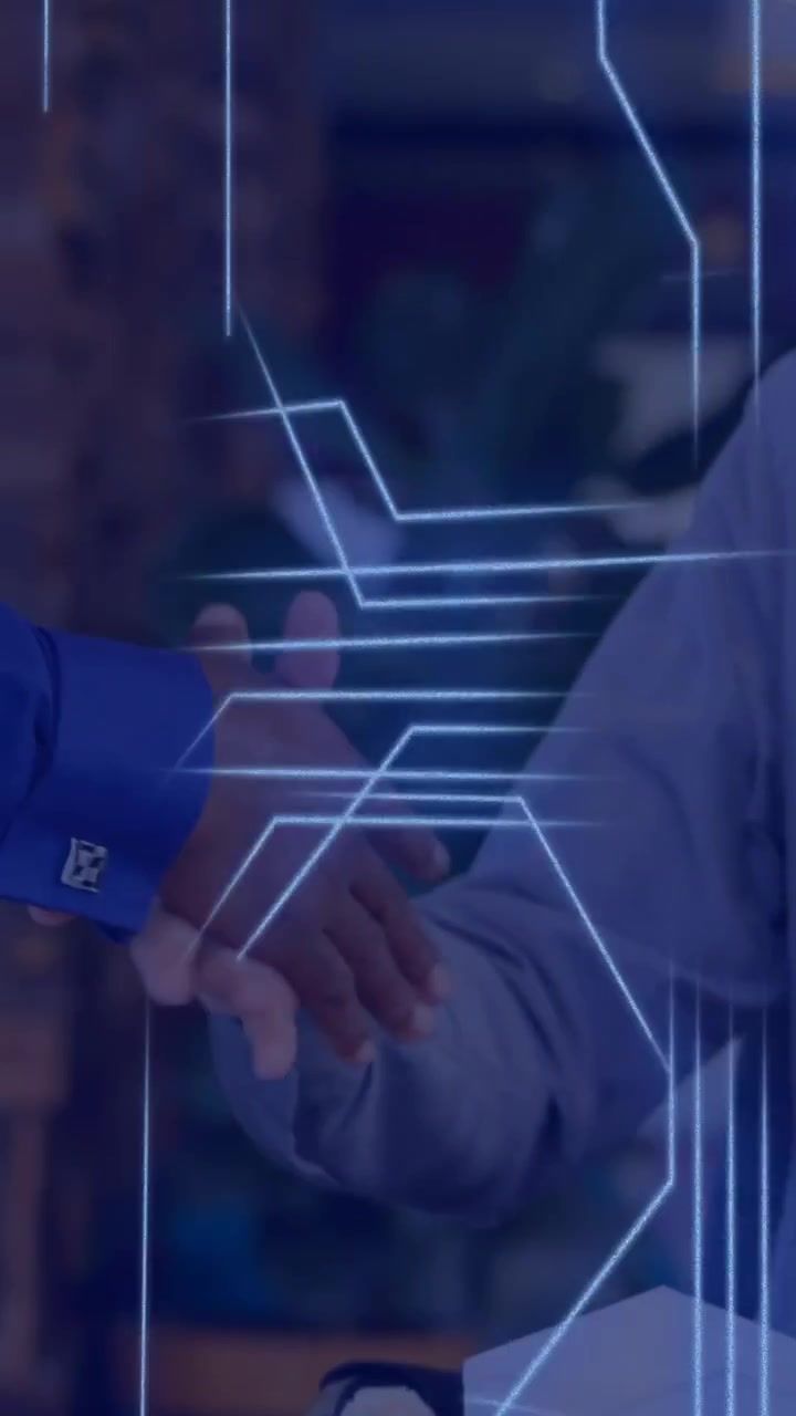 Animazione dell'elaborazione dati su diverse figure professionali in ufficio