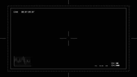 visor de superposición de cámara grabadora de video con tamaño de resolución 4k