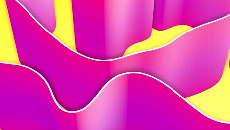 abstract 3d render colorful spline strips rows light and shadow curves flowing motion movement surface texture waves background