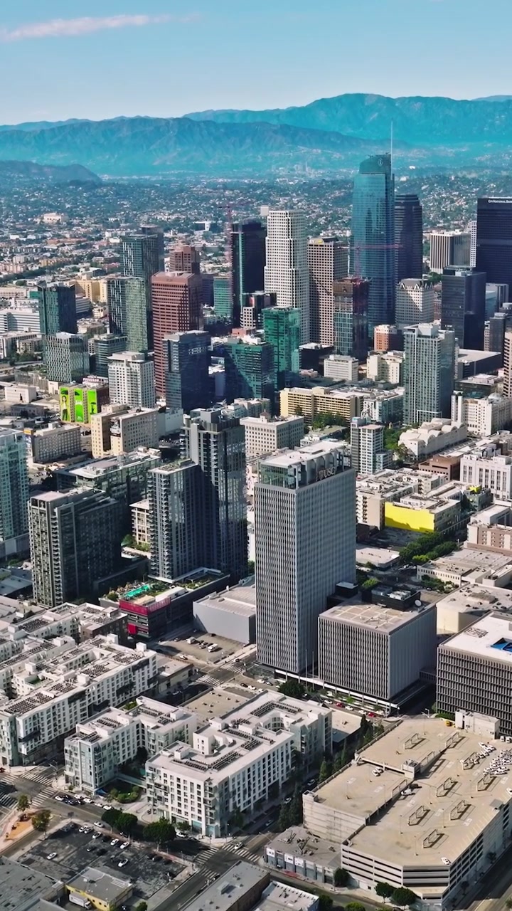 Skyline del centro di Los Angeles